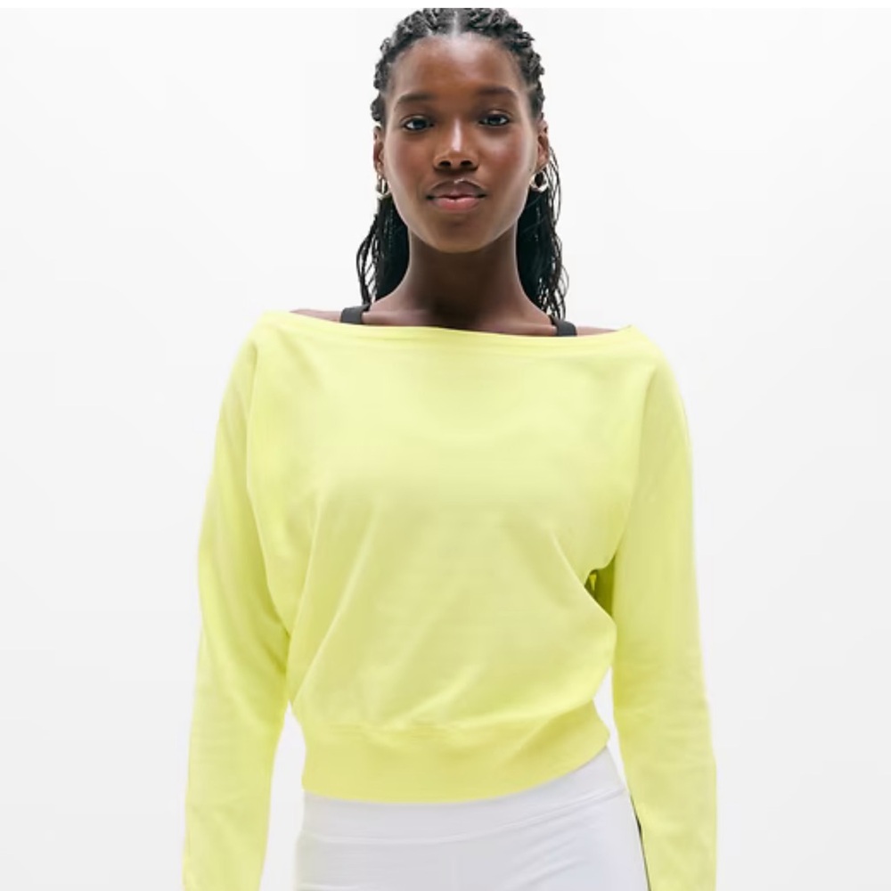 Athleta Airy Cotton Terry Sweatshirt